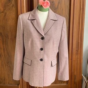 Jones Wear Pink Patterned Blazer